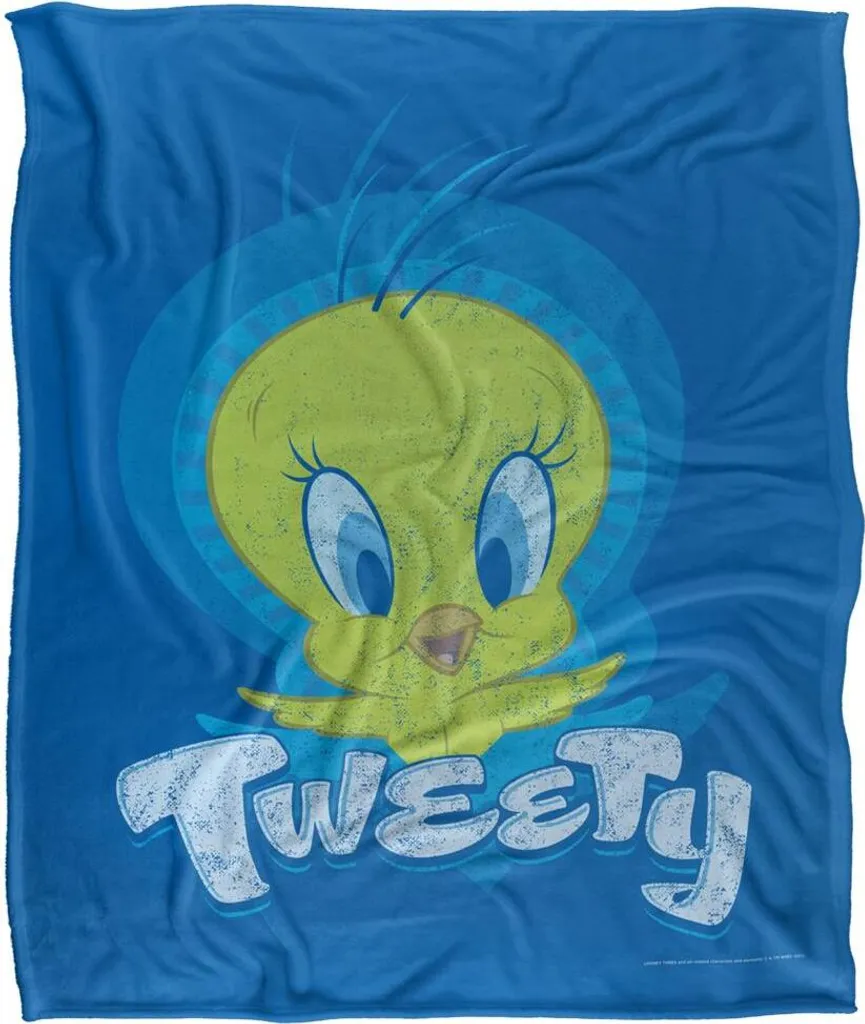Plaid Looney Tunes TV18734 Couverture Douce Multicolore pour Canapé