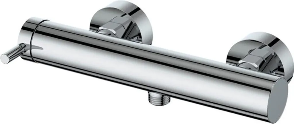 Coude de raccordement douche Aqvadesign rond chromé 1/2 Beitz & Walz