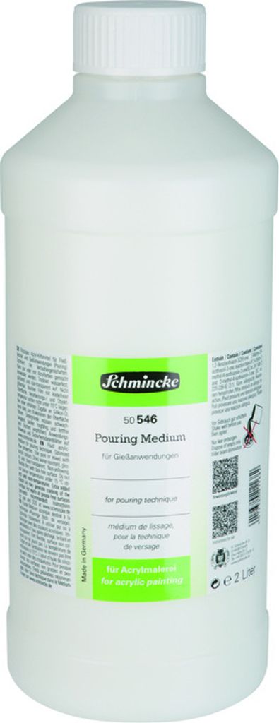 Pouring Medium 2000ml Acryl Hilfsmittel Schmincke 50 546 056 große 2 Liter Flasche