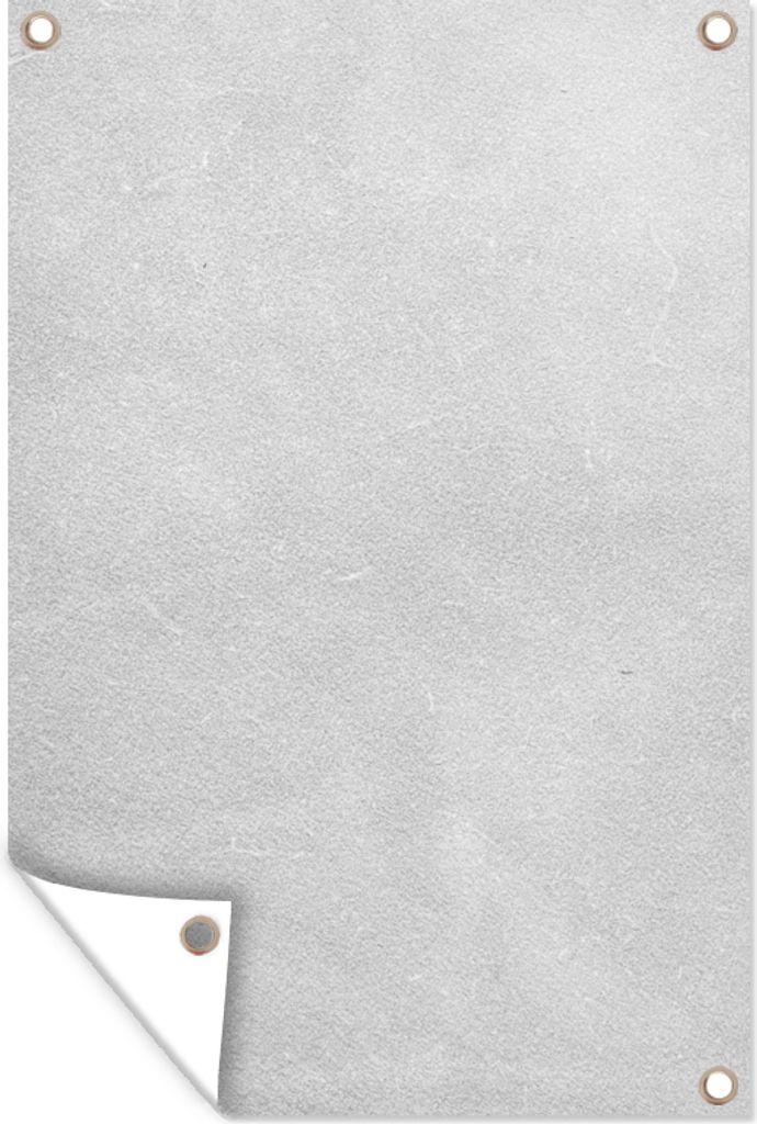 MuchoWow 60x90 cm Outdoor-Poster Gartendeko Sichtschutz Garten Poster für den Garten Leder - Strukturiert - Lederoptik - Beige