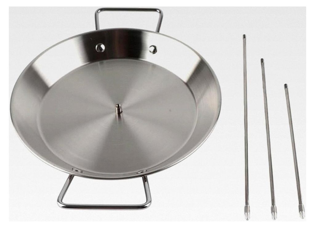 Vertikaler Grillspieß aus Edelstahl mit 3 abnehmbaren Spießen und Auffangschale, geeignet für die meisten Öfen, Grills und Smoker für Hähnche...