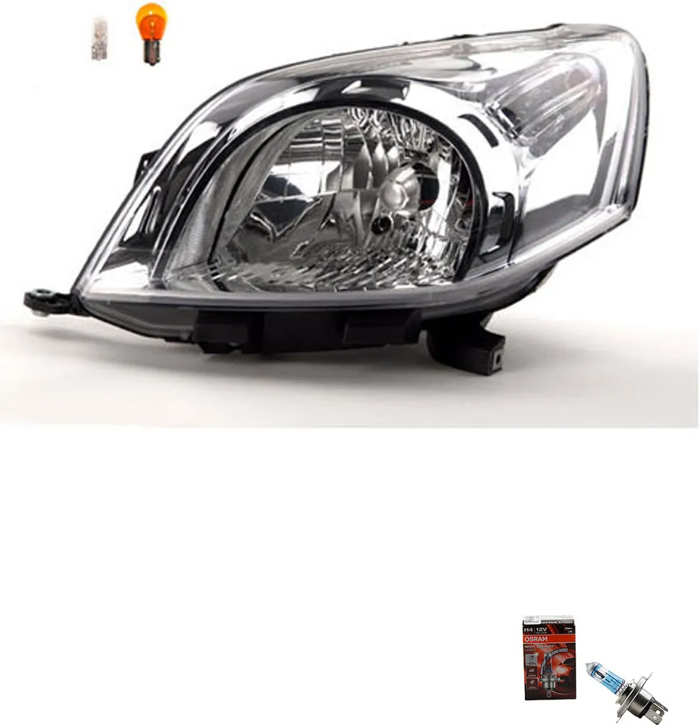 Faro Citroen Nemo Sinistro Johns + Lampadina Osram Night Breaker Laser