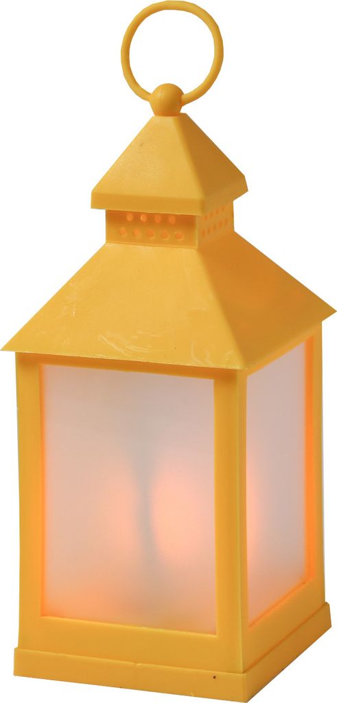 LED Laterne - mit Flammeneffekt - flackernde LED - H: 24cm Produktbild 5