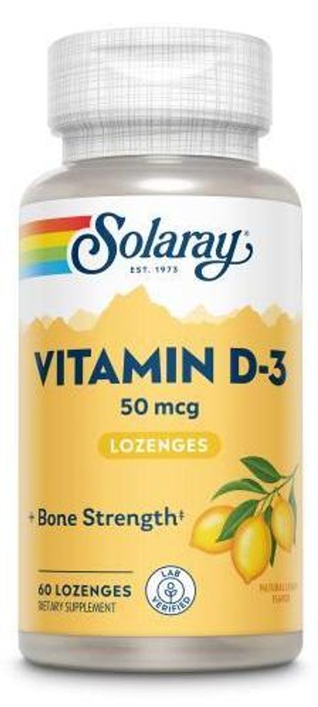 Vitamin D3 50 μg Solaray Lutschtabletten 60 St