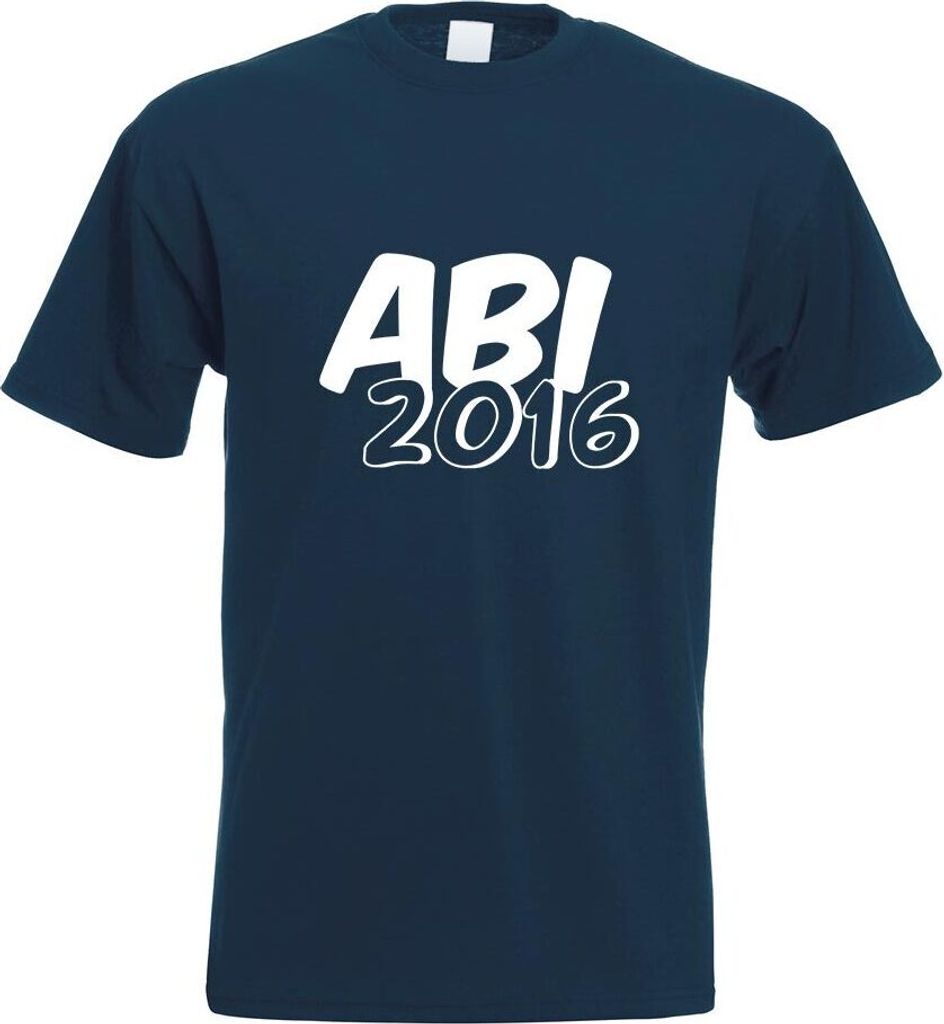Kiwistar - T-Shirt - Navy - Abi 2014 Motiv 1 Motiv Bedruckt Funshirt Design Print - mit Motiv Bedruckt - Funshirt Design - Sport - Freizeit - Herre...