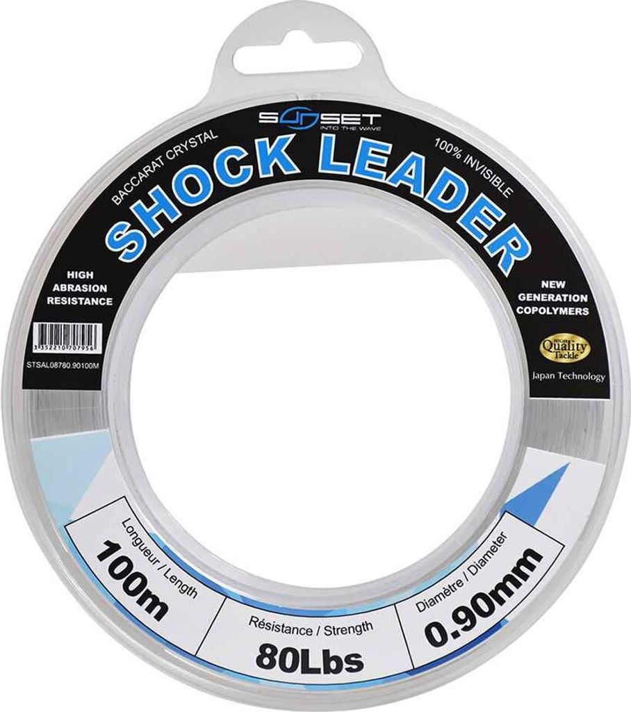 Sunset Rs Competition Shock Leader Baccarat Crystal 100 M Monofile Schnüre Durchsichtig 0.900 mm Durchsichtig 0.900 mm
