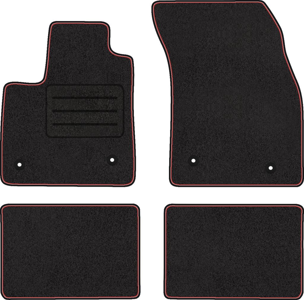 Tappetini Auto In Velluto Anteriori Per Citroen C4 II – Set 2 Pezzi Su Misura – Con Rinforzo Saldato E Antiscivolo - 2