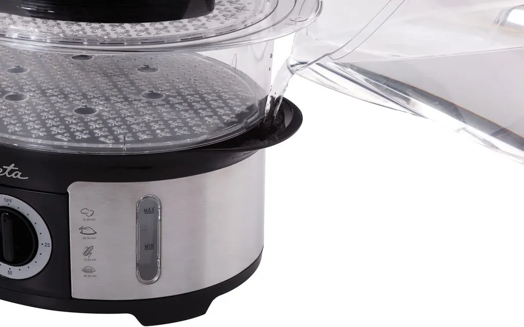 ETA Steampot pentola a vapore I 1000 W I 12,25 L di volume della pentola a vapore I Manici isolati termicamente I Indicatore del livello dell'acqua I Fusibile termico I Lavabile in lavastoviglie