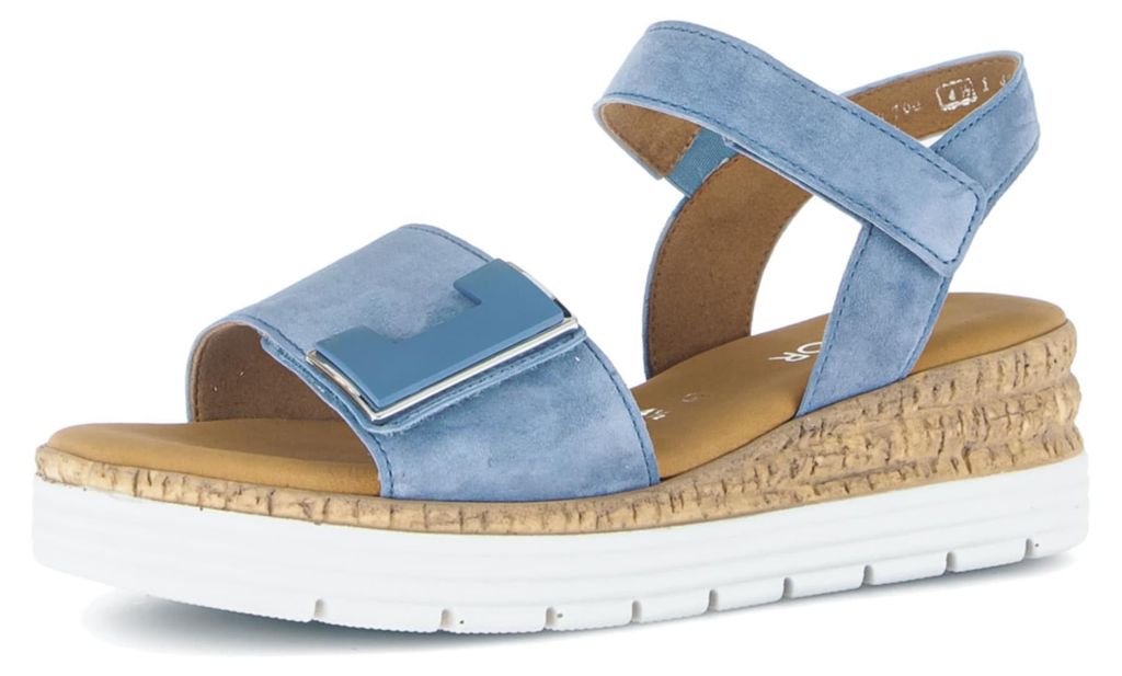 Gabor Damen Sandale blau Größe EUR 38 Produktbild 