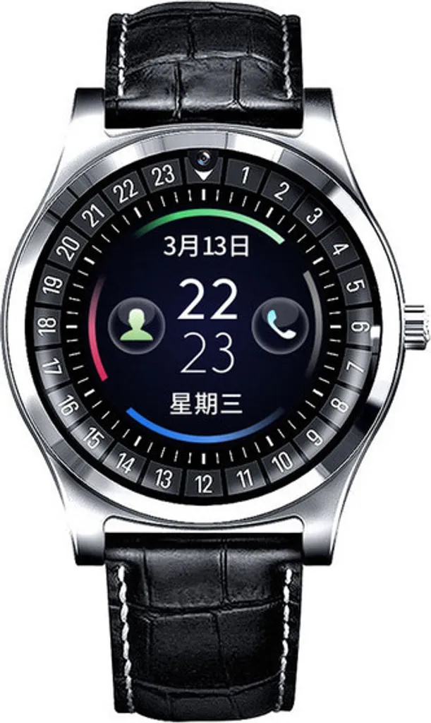 Smartwatch Business R68 Silver Grey | Eleganza Rotonda e Funzioni SIM