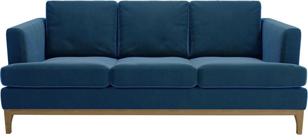 Dreisitzer-Sofas Scarlett-Velluto 11-wax black