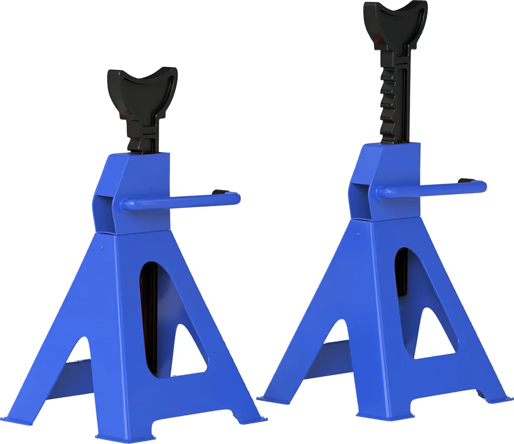 Chandelles d'Atelier 3T Lot de 2 Supports de Levage Robustes en Acier