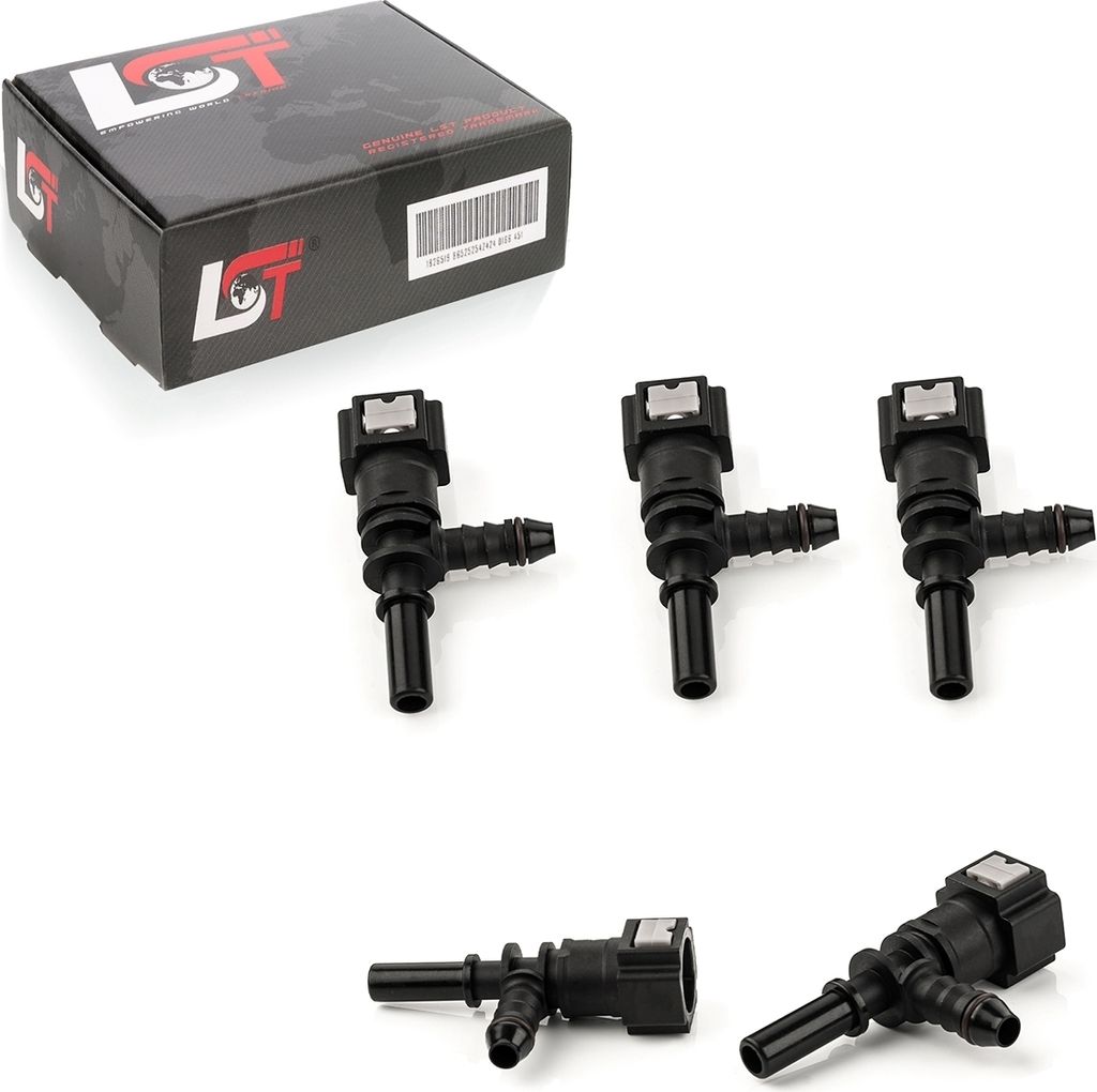 5x Schnellverschluss Kraftstoffleitung Kupplung T-Stück 7,89x6mm für KIA HYUNDAI
