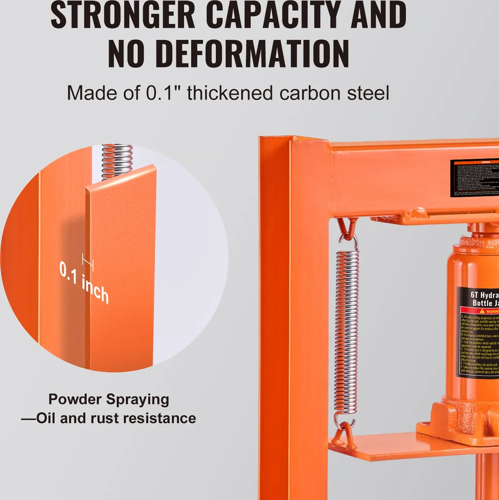 Presse hydraulique 6 tonnes : débloquez vos roulements avec précision - 6