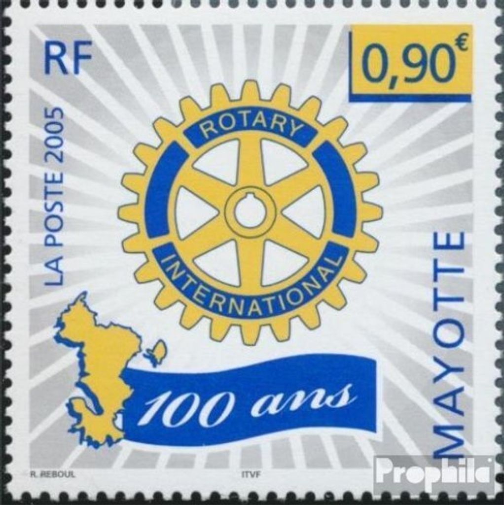 Briefmarken Mayotte 2005 Mi 177 (kompl.Ausg.) postfrisch Rotary