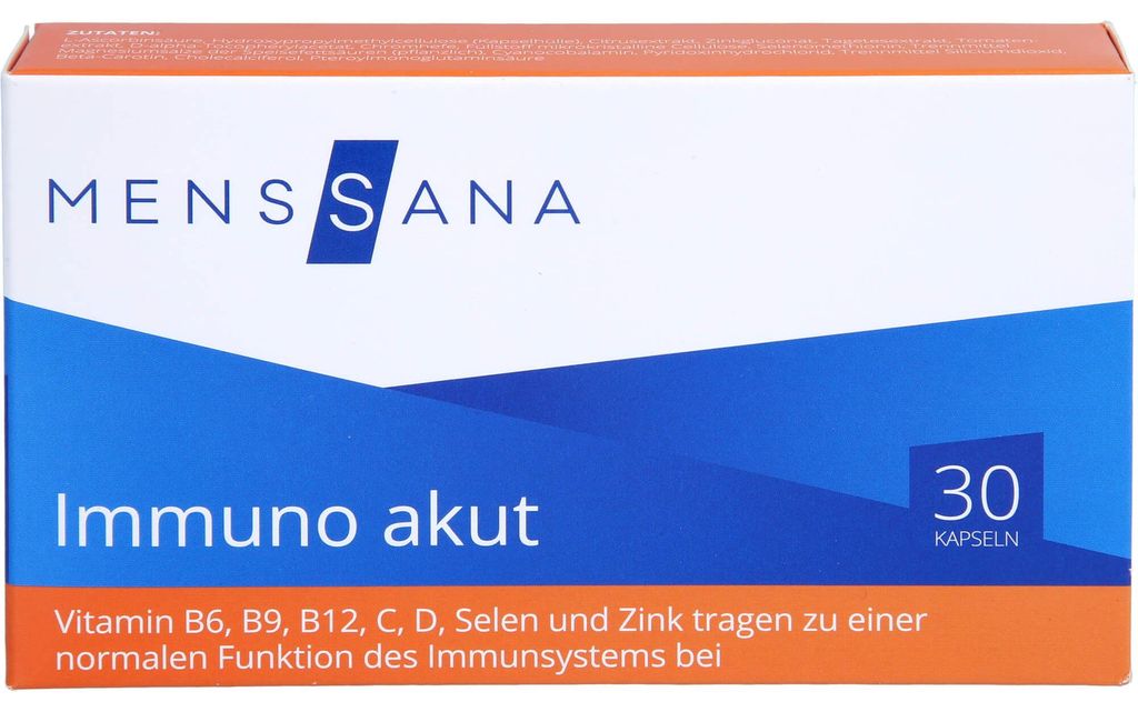 MensSana Immuno Acuto, capsule, 30 capsule Immagine del prodotto 