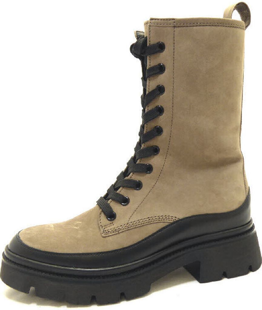 Gabor Shoes Biker-Boot - Grau Nubukleder Größe: 38.5 Normal