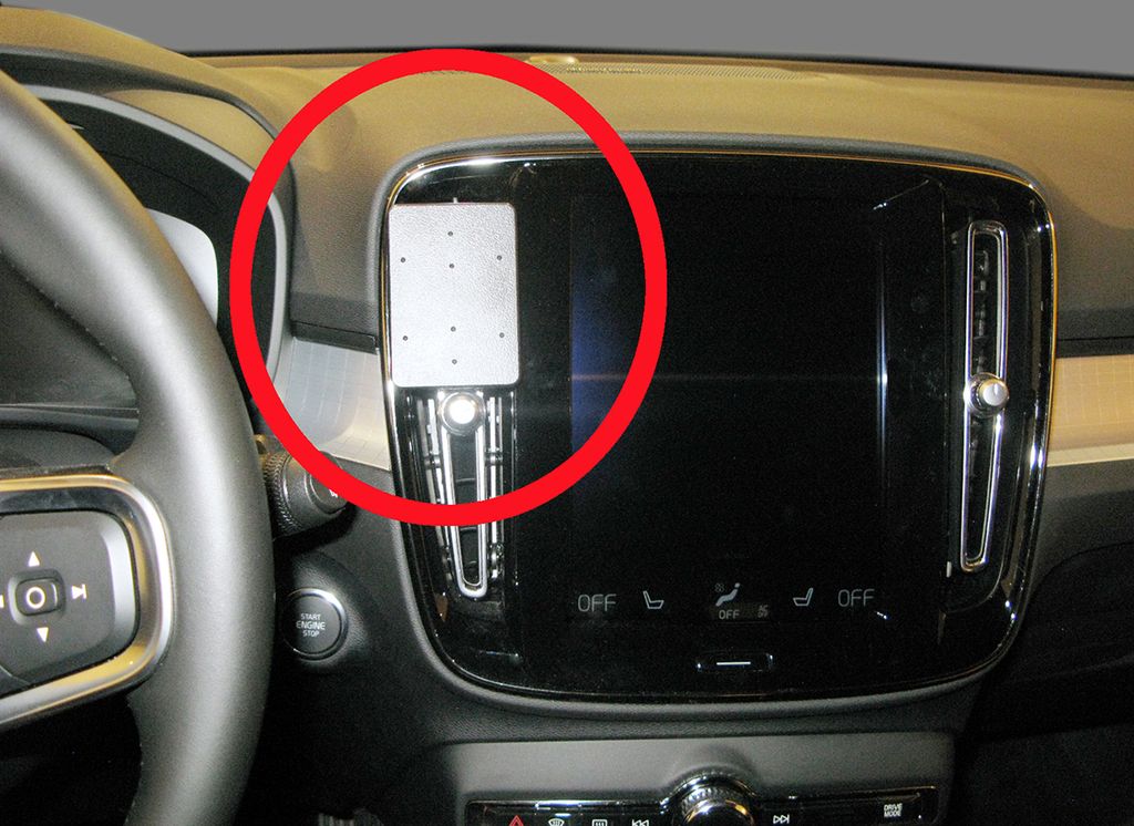 Brodit ProClip Fahrzeughalter 855393 - Mittelbefestigung - Volvo C40 22-24, Volvo XC40 18-24, Volvo XC40 18-22