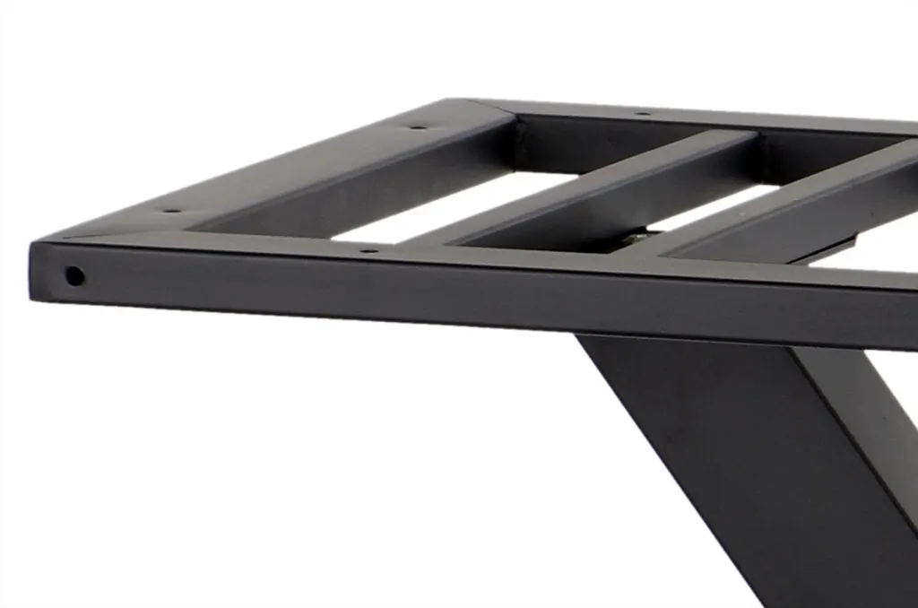 Support de table stable contre le basculement - Pied double métal - 6