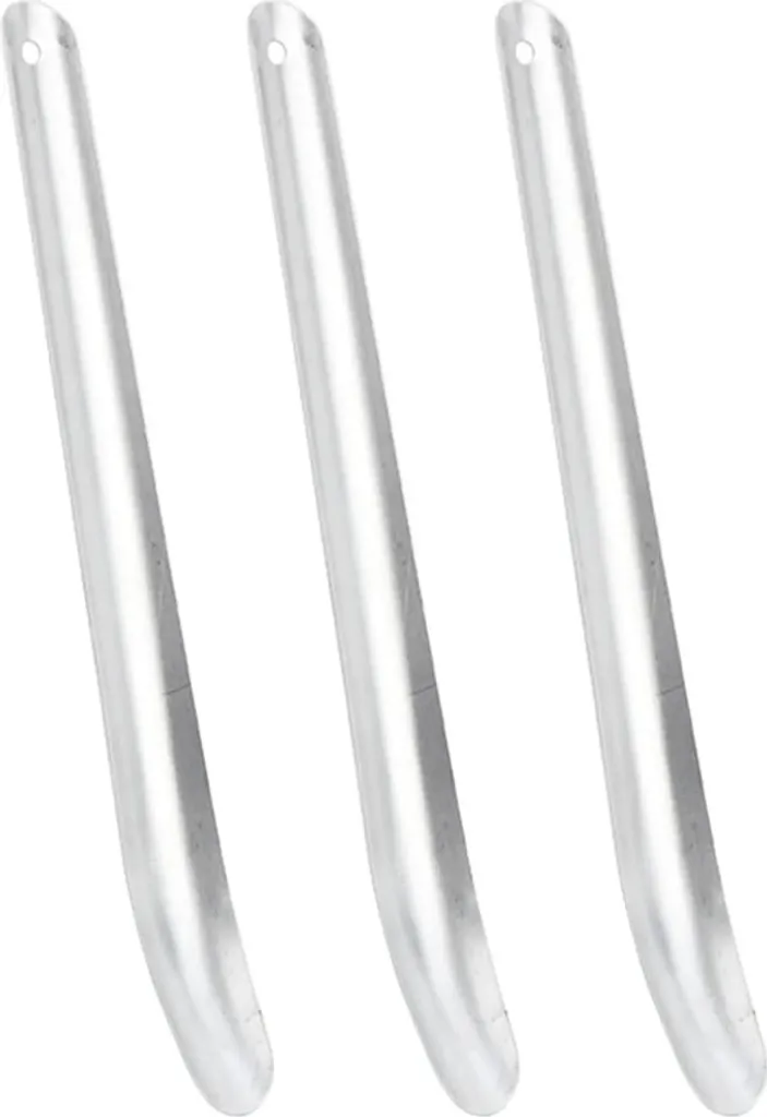 Couteau à souder en aluminium argenté ultra léger pour chevaux - 3pcs