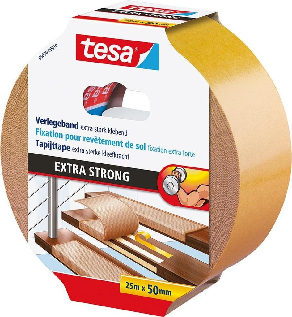 TESA 5686, Weiß, Befestigung, Polypropylen (PP), 20%, 10 m, Produktbild 