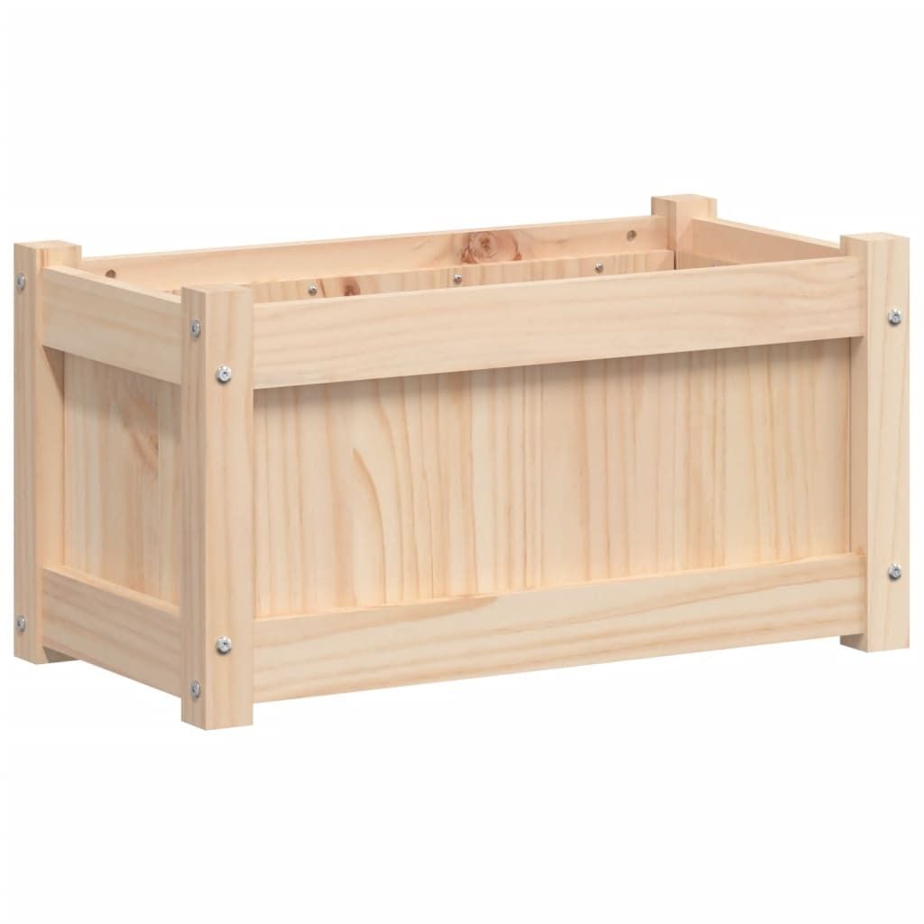 vidaXL Fioriera 60x31x31 cm in legno di pino massiccio Immagine del prodotto 