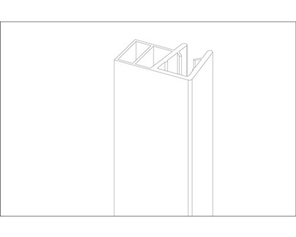 Aurlane Magnetleiste für Komplettdusche Seitenteil 5 mm Glas DE147