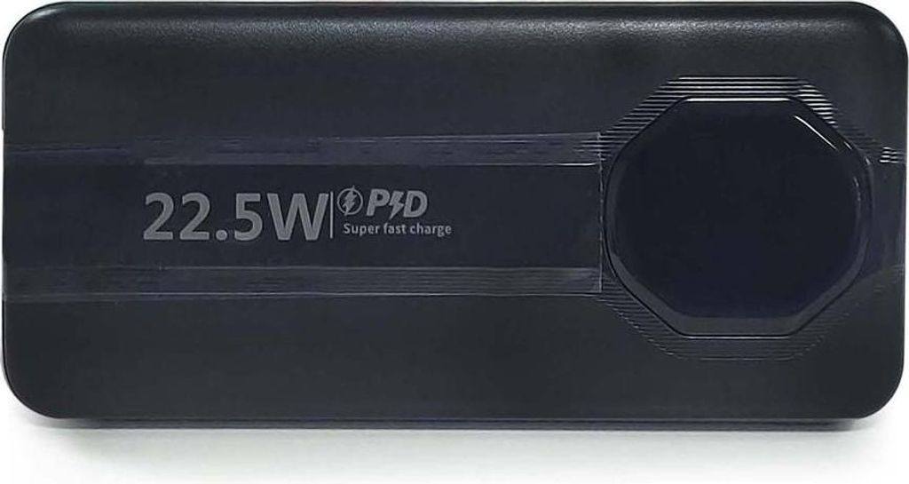 SiGN Powerful Powerbank with Built-in Cables, 10000mAh - Black