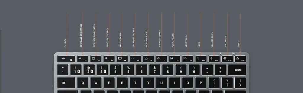 Clavier Satechi Slim X1 Bluetooth : Libérez votre espace avec le Multi-Sync - 9