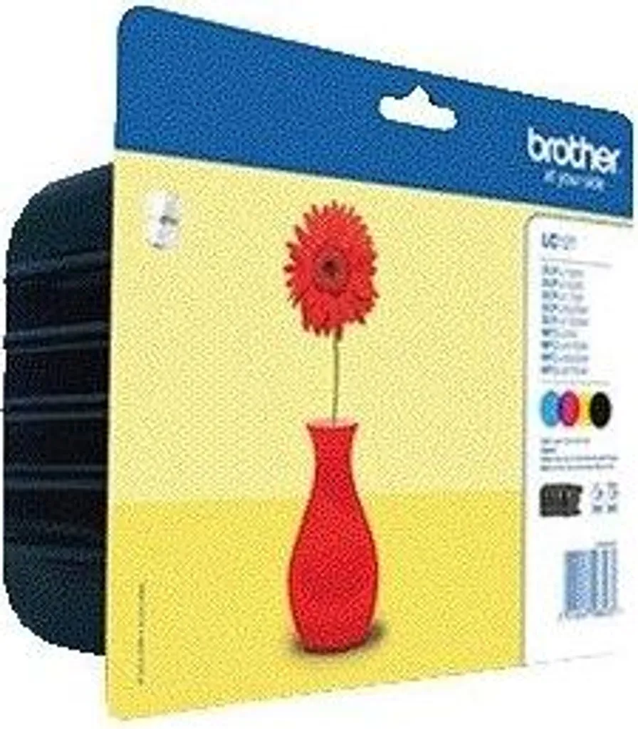 Brother LC121VALBP Pack de 4 Cartouches Encre Innobella Haute Fidélité