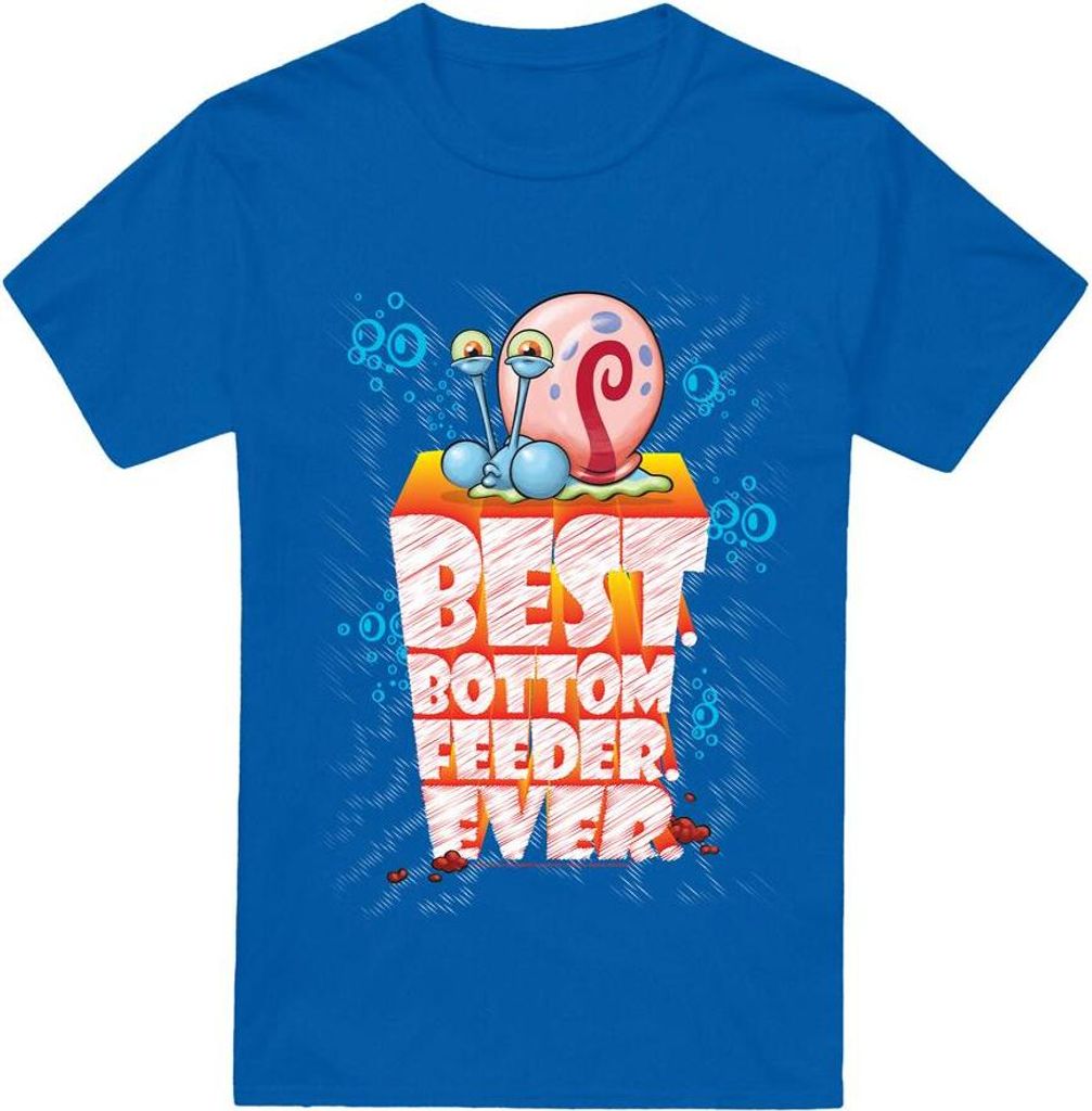 SpongeBob SquarePants - "Best Bottom Feed Ever" T-Shirt für Herren TV6593 (3XL) (Königsblau)