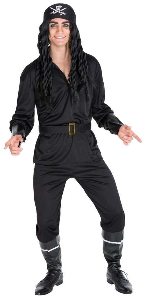 dressforfun® Herrenkostüm Pirat Stoppelbart Produktbild 