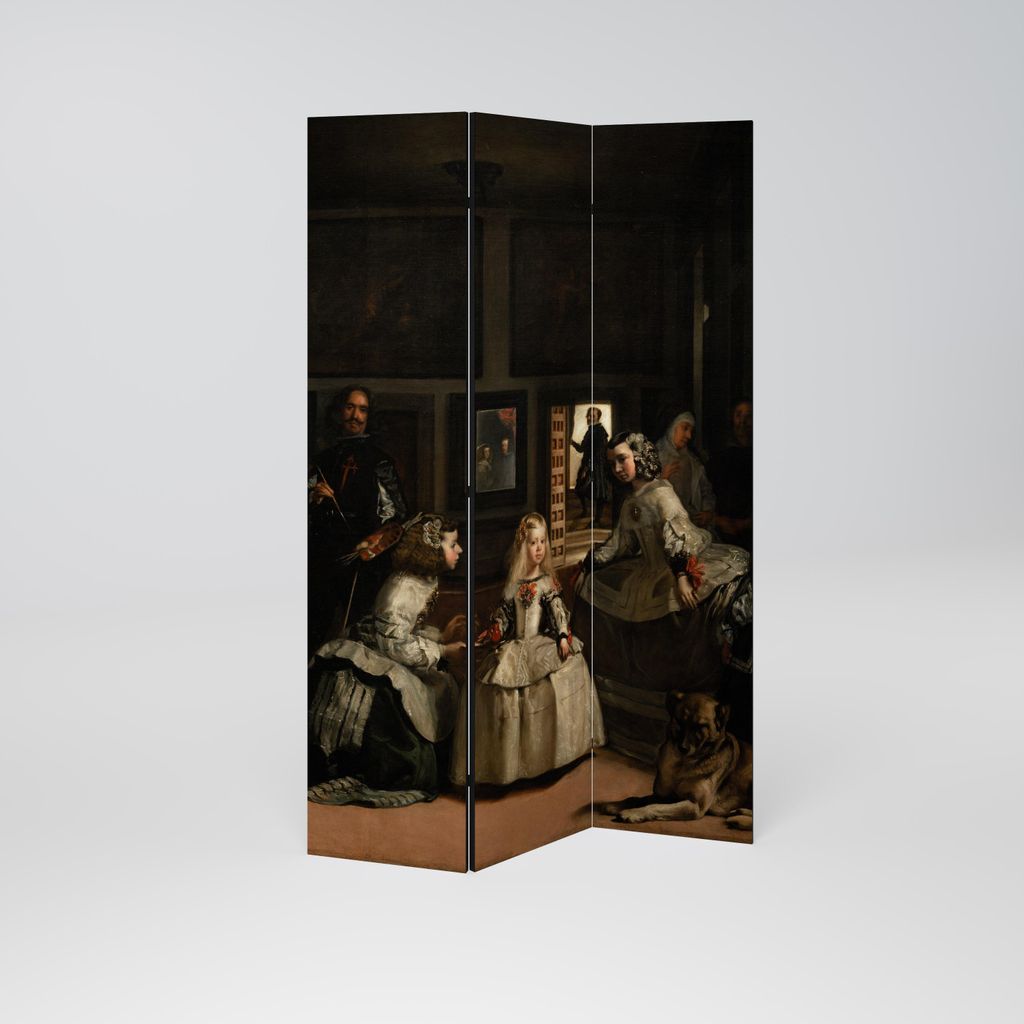 SpaceRebels Paravent Raumteiler - 3-teilig Raumtrenner, Druck 1-Seite - Raumtrenner - Trennwand Wohnung - Room Divider - Spanische Wand Deko Modern...