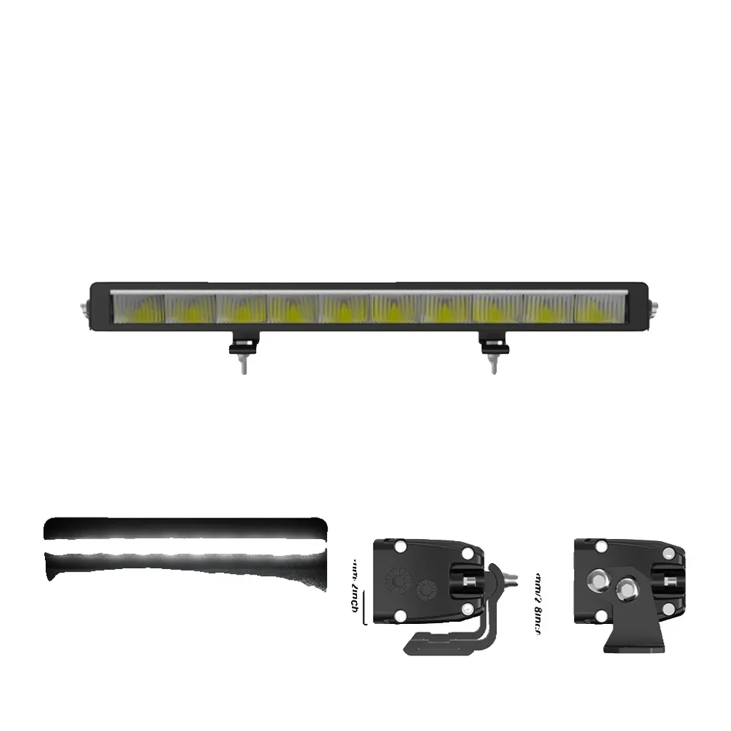 Striscia luminosa a LED, più opzioni di dimensioni, alta luminosità 6500K, 22 pollici