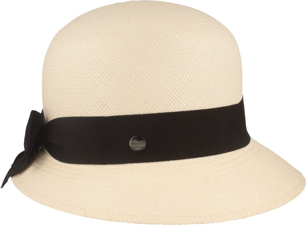Panama Hut Schute Glockenhut mit Schleife UV 50+ von Hut-Breiter