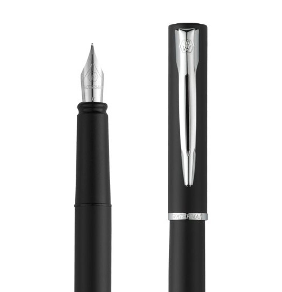 WATERMAN Füllfederhalter Allure Schwarz C.C F Blau Immagine del prodotto 