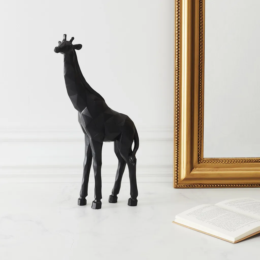 Girafe Origami H40cm Déco Durable pour Dynamiser un Intérieur Minimaliste