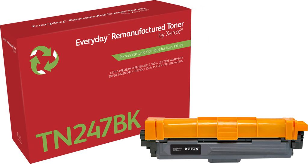 Blk Toner Cartridge eqiv to Brother TN24