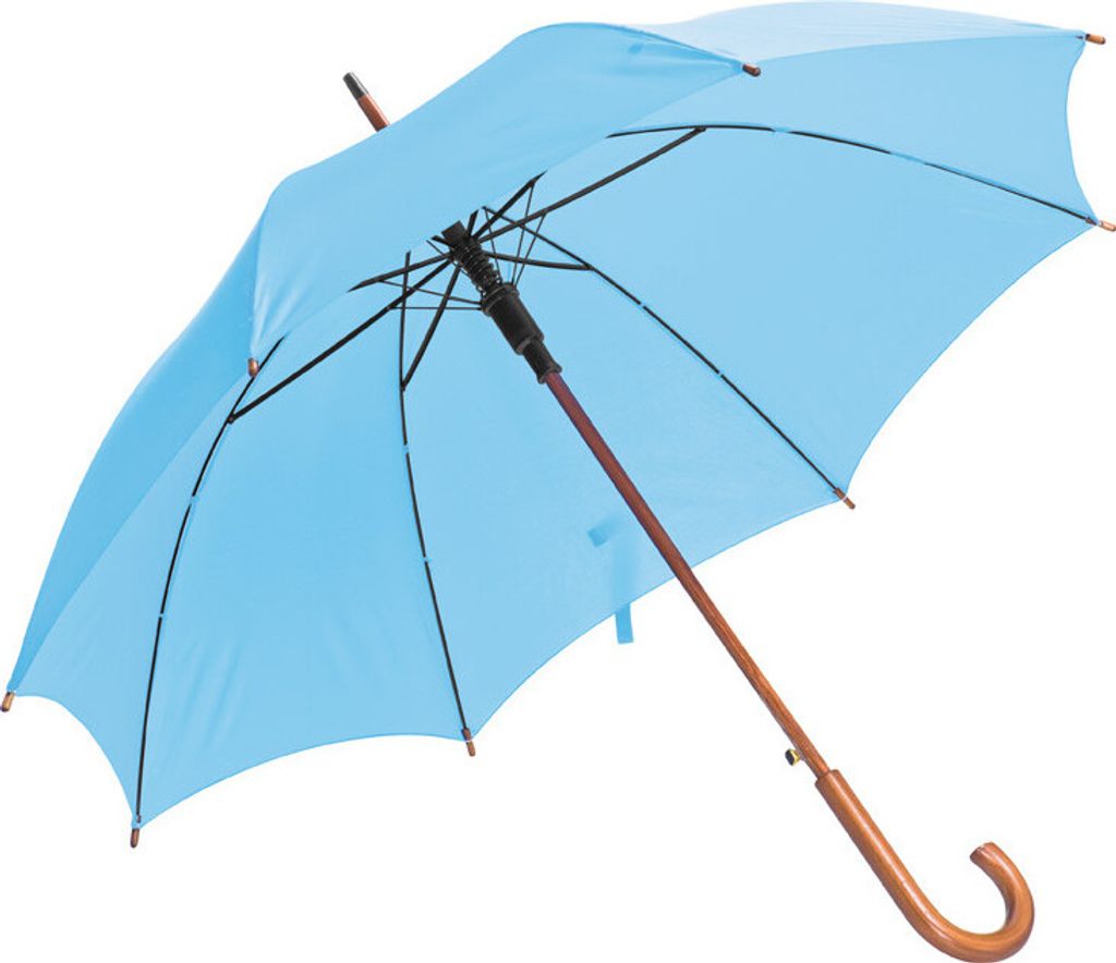 Automatik-Regenschirm / Farbe: hellblau Produktbild 