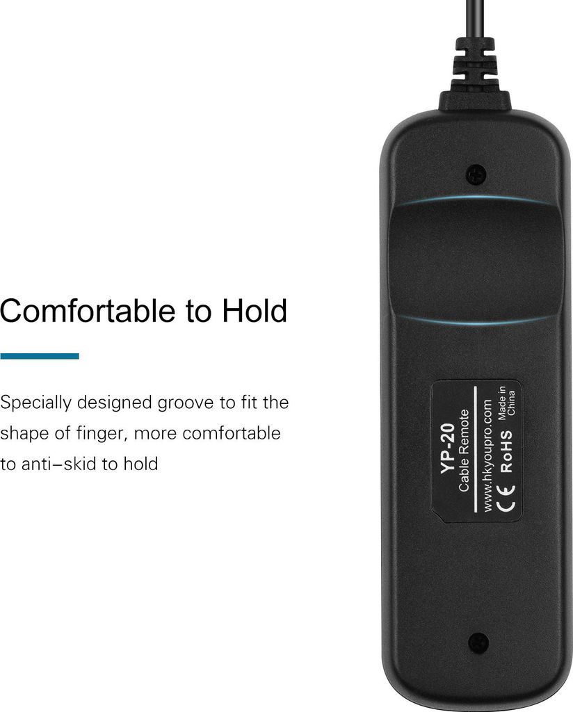 YouPro N3 Typ Auslöserkabel Timer Fernbedienung 1,2 m/3,9 Fuß Ersatz für Canon 7D 7DII 6D Mark II 50D 5D III 5D4 5DS Kamera