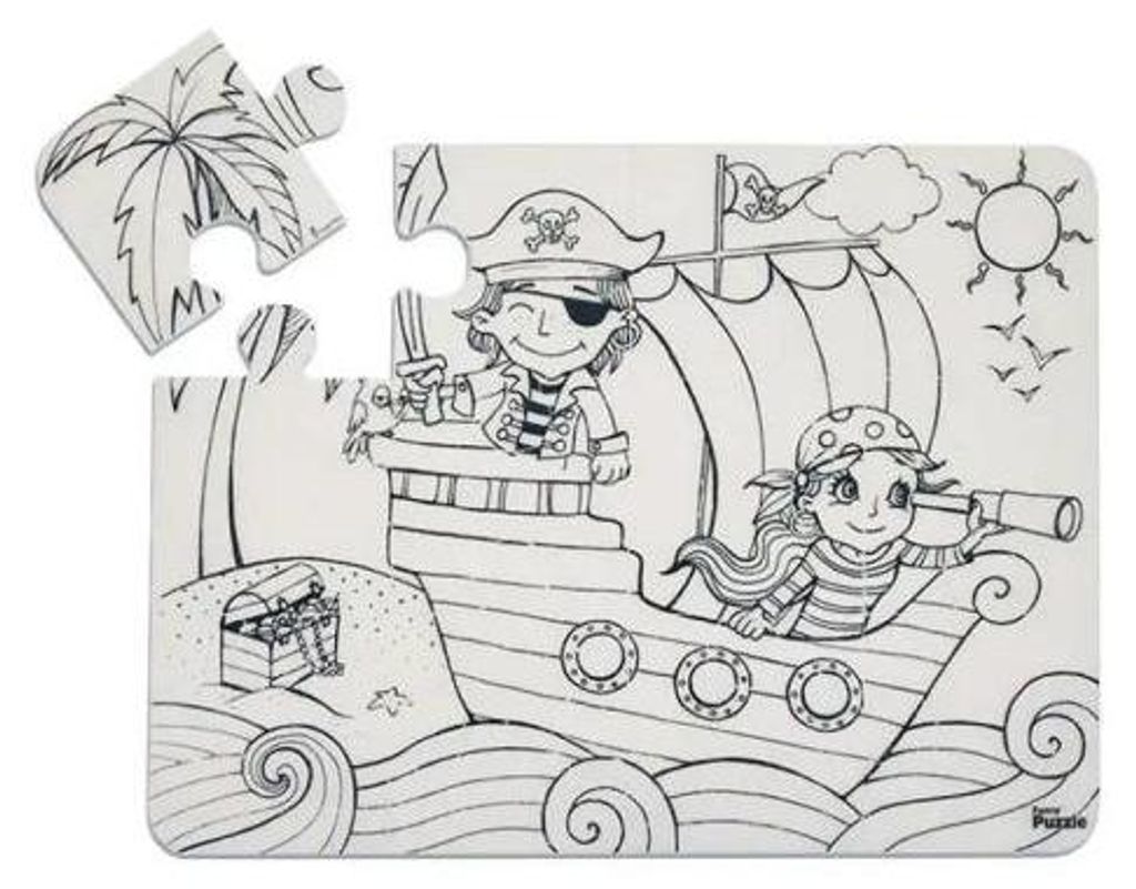 Puzzle „Pirateninsel“ von Funny Mat STRIGO