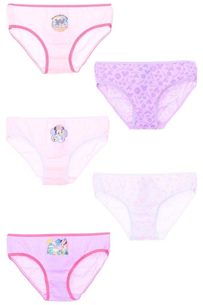 5er-Set: Slips Disney Minnie Mouse Bunt 122-128 cm Produktbild 