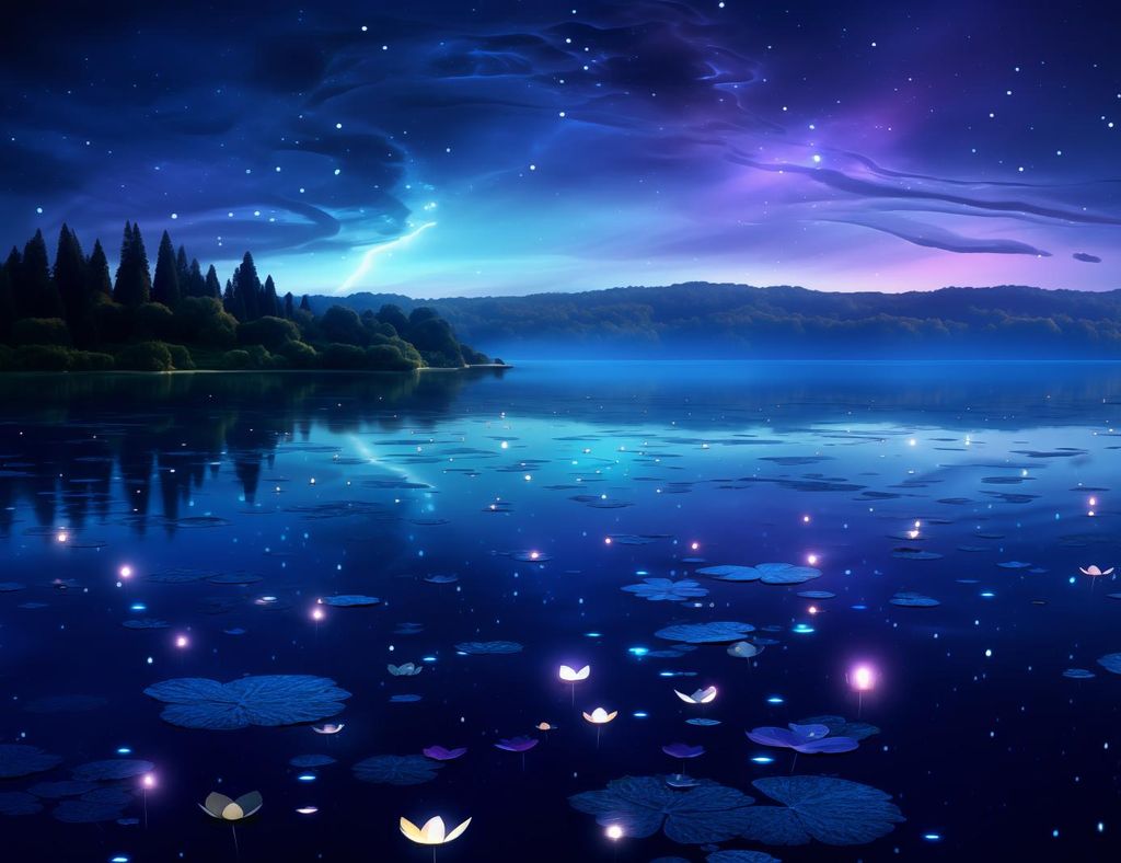 Plakat 65x50cm Flüsternde Glühwürmchen