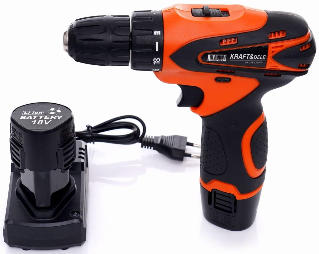 Kraft & Dele KD3066 Perceuse Visseuse Accu 18V 1,3Ah Li-Ion Image du produit 