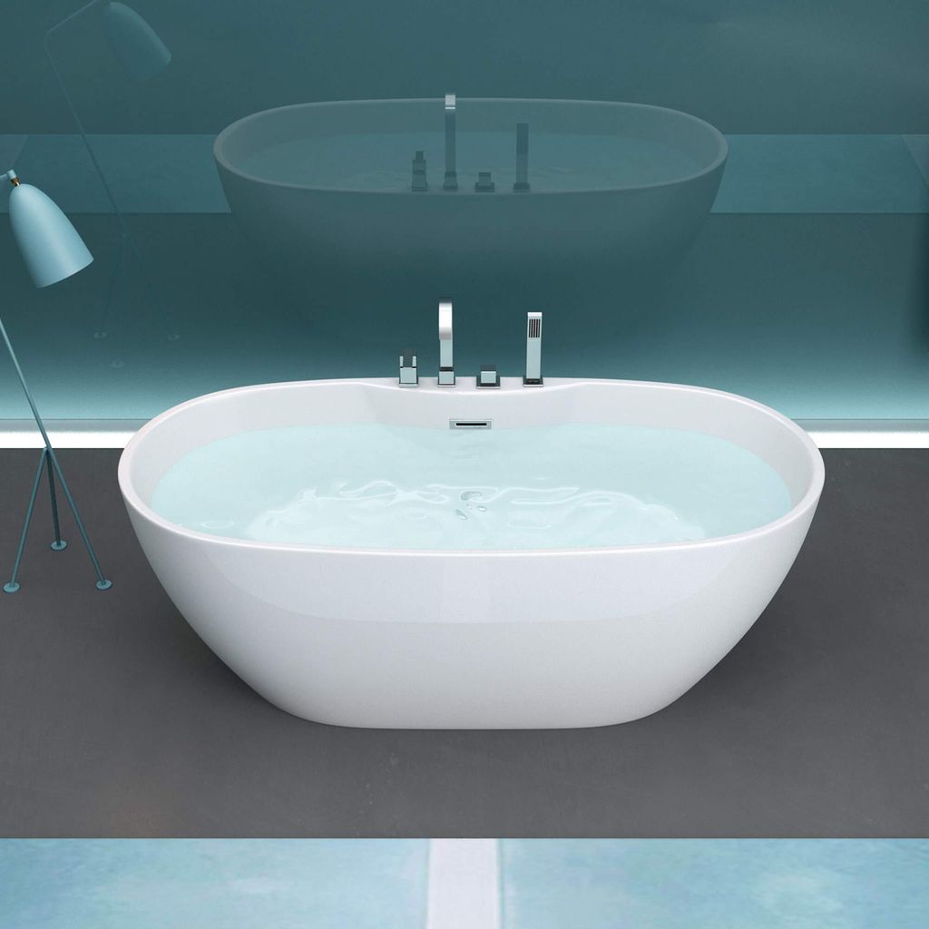Mai & Mai Freistehende Badewanne Acryl Wanne Standbadewanne Produktbild 2