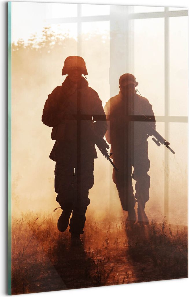 Designer Glasbild - Wandbild - Glas Bild - 20x30 cm - Marines Der Vereinigten Staaten