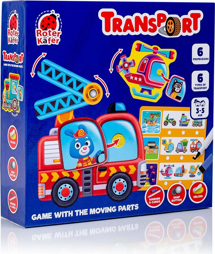 Jeu éducatif transport pour développer la motricité fine enfant