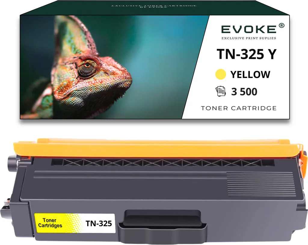 Toner Giallo TN325Y per Brother: Colori Vivi e Stampe Professionali