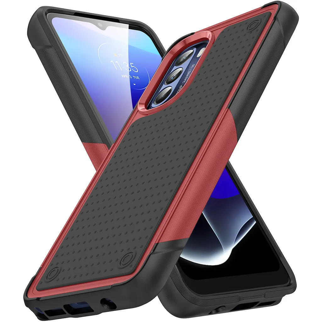 Cover Militare Motorola Moto G Stylus 4G 2022 - Rosso Intenso
