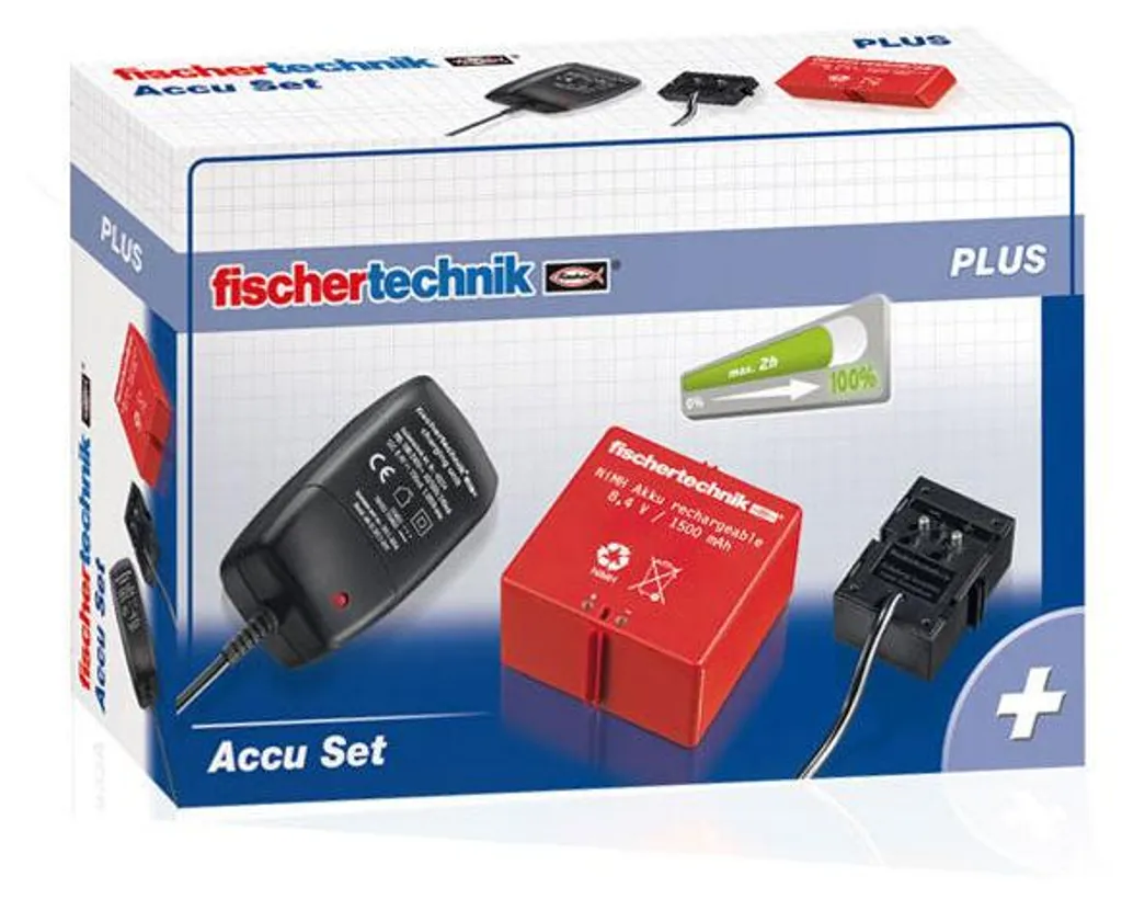 Fischertechnik Accu Set Solution Énergie contre l'Usure des Piles - 4